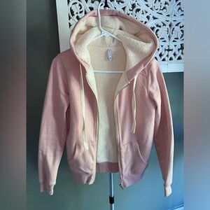 Z Supply XS Fleece Zip Up Hoodie